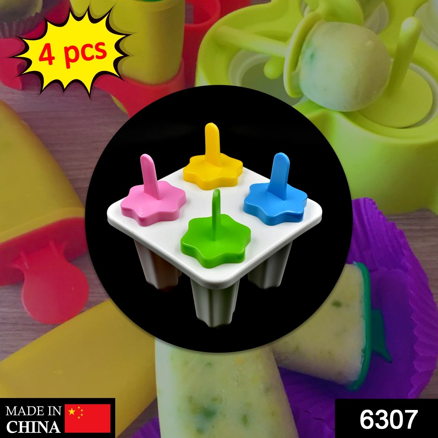 6307 4 Pc Ice Candy Maker used for making ice-creams in all kinds of places including restaurants and ice-cream parlours etc. 6307 4 Pc Ice Candy Maker used for making ice-creams in all kinds of places including restaurants and ice-cream parlours etc.